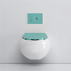  China Wholesale Sanitary Ware Color Furniture Color Toilet Wall Hung
