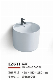 Wholesale Bathroom Hotel Wall Hunging Basin Sink Bathroom White Color Round Shape Sinks Toilet Waste Pipe Drop Wash Hand Basins Price