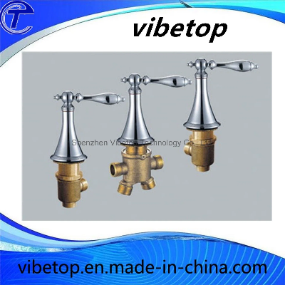Three Way Brass Bathtub Tap Faucet