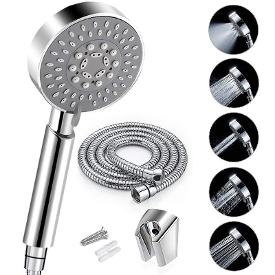 Hy-088 Good Quality Classic 5 Function Bathroom Hand Shower Head
