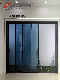 Cheap Aluminium Slide Door Soundproof Storefront Automatic Sliding Glass Door System manufacturer