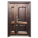 Hot Sale Custom Exterior Main Security Door Design Safety Metal Steel Front Entry Door