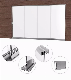  Customized 10mm Tempered Glass Exterior Decorating Aluminum Frameless Sliding Glass Door System
