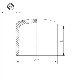  HDPE Hot Melt Pipe Fittings DN160*110 Buttfusion Reducing Tee Overall Length 346mm