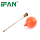 Ifan Valves Factory Water Storage Vertical Inline Water Tank Brass Float Valve manufacturer