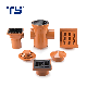  DIN UPVC Plastic Pipe Fitting Drainage Floor Drain Rain Water Outlet