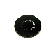  Factory Supply Dia. 30mm Black Printed Glass Round Protective Toughened Glass for Electrical Appliance