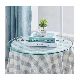  Round Shape 15mm Thickness Transparent Clear Tempered Glass Table Top