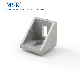  Factory Good Quality 30e-6 Inside Corner Connector CNC Manufacture Aluminum Accessories Glass Bracket Shelf Bracket