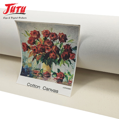 Jutu Photo Reproduction White Substrate for Solvent Printing Inkjet Media Canvas