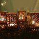 House Outdoor Decoration Custom Ornaments Modern Design Metal Garden Light manufacturer
