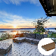 Popular Decking Wood Plastic Composite Outdoor Brushed Solid 3D Non-Slip Decking Board manufacturer