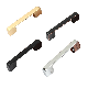  OEM Factory Zinc Alloy Wardrobe Cabinet Door Handle Furniture Single Hole Pulls Custom Closet Modern Home Installation
