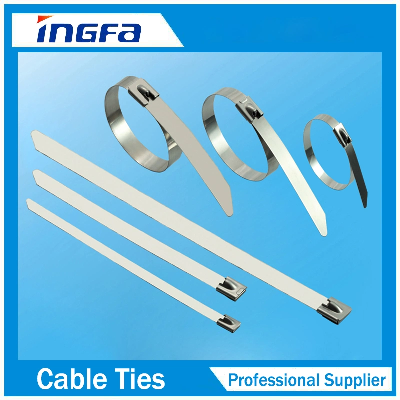RoHS CE 9001 Certified Stainless Steel Self-Locking Cable Ties