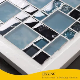  High Quality Kitchen and Wall Decoration Ice Crackle Glass Mosaic Tile