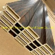  Factory Price Custom Interior Decorative Strip Wood Plastic Composite WPC Wall Panel