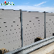  WPC Wood Grain Garden Fence Wall Panels Outdoor, WPC Composite Fencing Boards