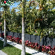  WPC Wood Grain Garden Fence Wall Panels Outdoor, WPC Composite Fencing Boards, WPC Fence Post Door