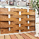  Multiple Design Eco Residential Landscape WPC Woven Wood Fence for Backyard