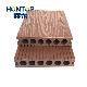  Deep Wood Grain Embossing WPC Hollow Round Hole Plastic Composite Deck
