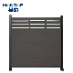 Eco-Friendly Fireproof WPC Fencing Privacy Wood Composite Boards WPC Fence