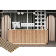  Good Quality Anti-Insect Environmental Fluted Interior Wall Panel Wood Finishing