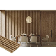  Mediterranean Style Indoor WPC Fluted Wood Interior WPC Wall Panel