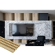  Eco Friendly Water Proof Interior Decoration 3D Fluted Wall Panel