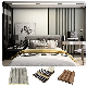  China Wholesale 150*10mm 150*15mm 145*20mm 160*22mm 204*16mm WPC Nature Wood Grain Texture Film Indoor WPC Fluted Wall Cladding Panel