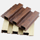  Cheap Outdoor Waterproof Eco Wood Composite Wall Louvers Exterior WPC Decorative Wall Panels