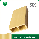 Waterproof WPC Wood Plastic Composite Shiny and Smooth WPC Column Hollow Square Tube for Interior Partition and Ceiling Decoration manufacturer