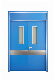  China Foshan Factory Residential Project Aluminum Fireproofdoors Interior Hotel WPC Solid Wood