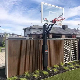  Fire-Retardant Wood Plastic Composite Bammax Fire-Retardant Co-Extrusion Wood Wall Garden Decoration