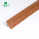 Factory Directly Createking Durable Surface Wood Look PVC Plastic Profile manufacturer