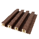  Factory Indoor Decor Wood Plastic Composite PVC WPC Coated Cladding Fluted Wall Board Interior WPC Wall Panel 160 Flute Wall Panel