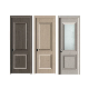  Eco-Friendly Soundproof XPS Foam Door Panel Hotel Wooden Composite WPC PVC Interior Door with Door Frame for Hospital