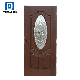  Fangda Oval Glass Insert WPC Interior Door