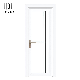 Waterproof Frosted Glass Interior WPC PVC Bathroom Door