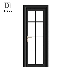  PVC WPC Hotel Villa Toilet Bathroom Kitchen Glass Swing Door
