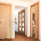 Classic Style Solid Door WPC Wood Frame PVC Door