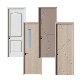  European Israel WPC Wood Plastic Composite Door for Interior Room