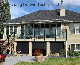 Tempered Glass Handrail Stair Railing Balustrade Balcony Fence with Metal Post