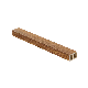 Sun Proof WPC Square Wood Plastic Composite Timber Tube for Garden