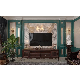  Water Proof Wood Surface 400mm 600mm 1220mm WPC Spc PVC Straight Slit of New Design TV Background Wall Panel