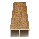 Co Extrusion WPC Tube Square PVC Decoration Tube manufacturer