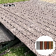  Popular Composite Floor 3D Round Hole Wood Grain WPC Decking