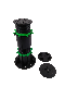  New Deck Pedestal System with Aluminum Joist Plastic Pedstal for WPC Decking