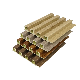  House Office Decoration Plastic WPC PVC Wallboard Grooved Grille Background Wood Plastic Composite Wall Cladding