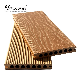 Outdoor 3D Embossing Waterproof WPC Decking Floor