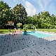 Exterior Square Hole WPC Composite Hollow Decking Swimming Pool Boards